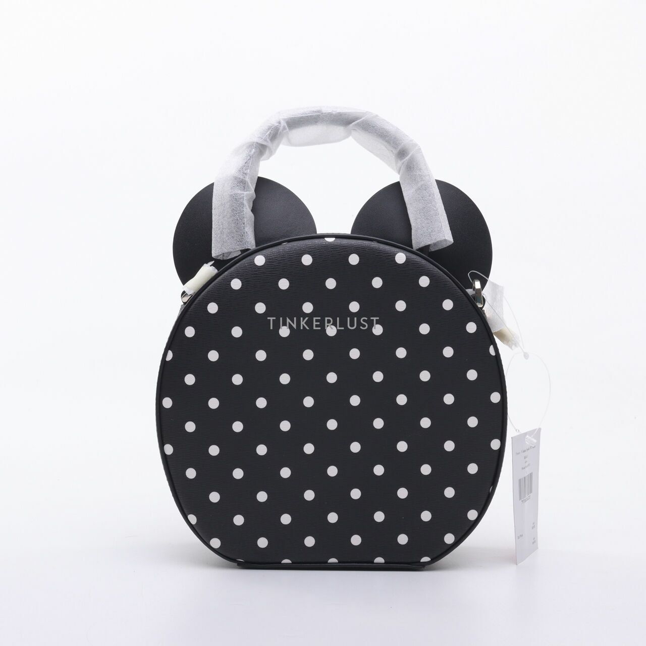 Kate Spade X Disney Minnie Mouse K4641 Black Round Crossbody Bag	