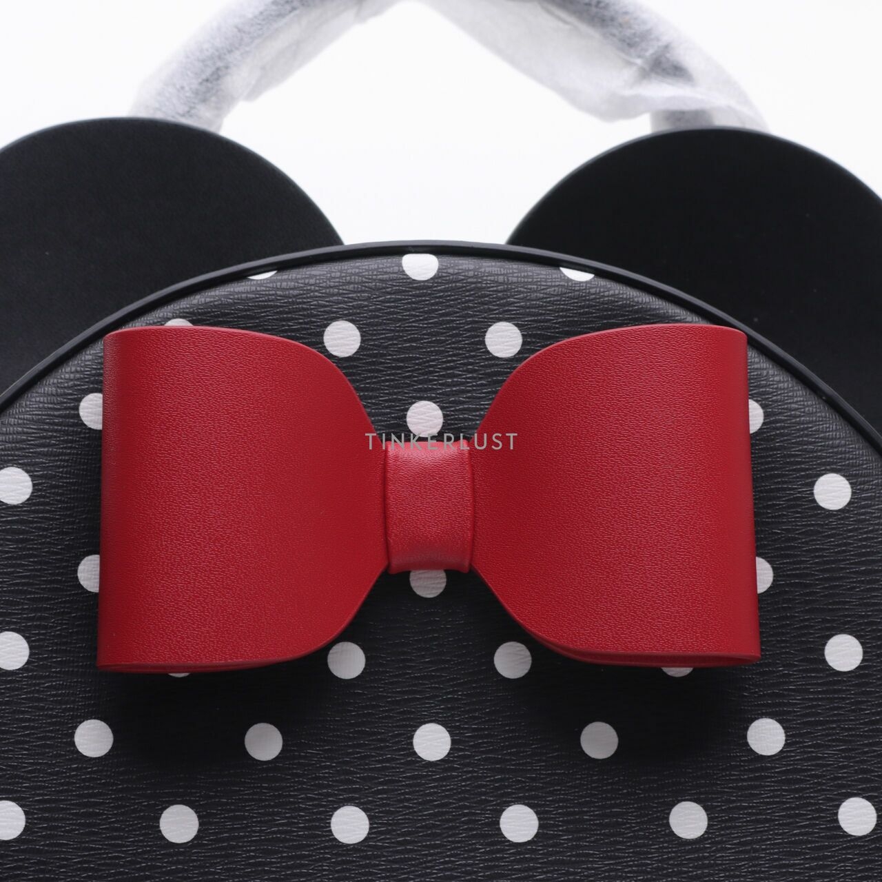 Kate Spade X Disney Minnie Mouse K4641 Black Round Crossbody Bag	