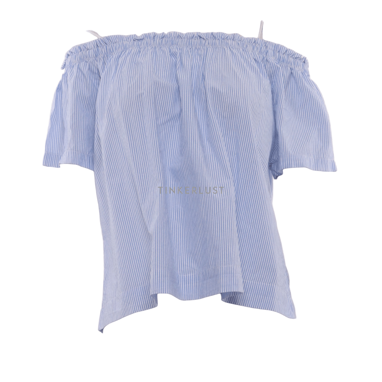 Oysho Blue & White Stripes Blouse