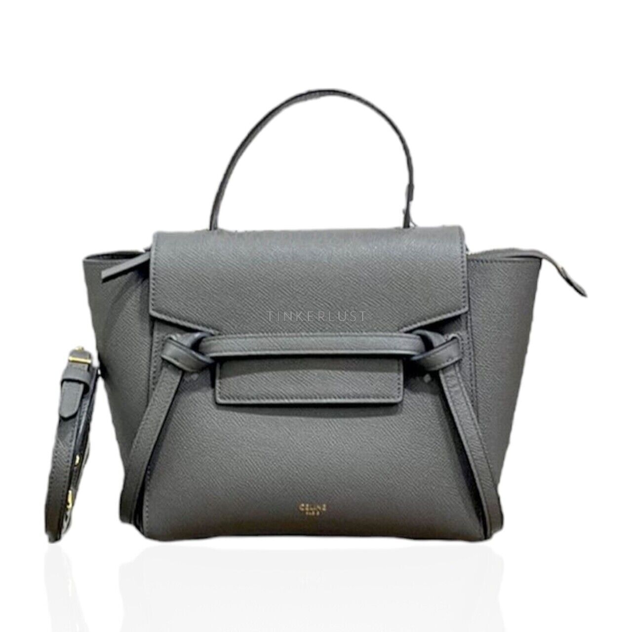 Celine Nano Belt Grey GHW 2021 Satchel