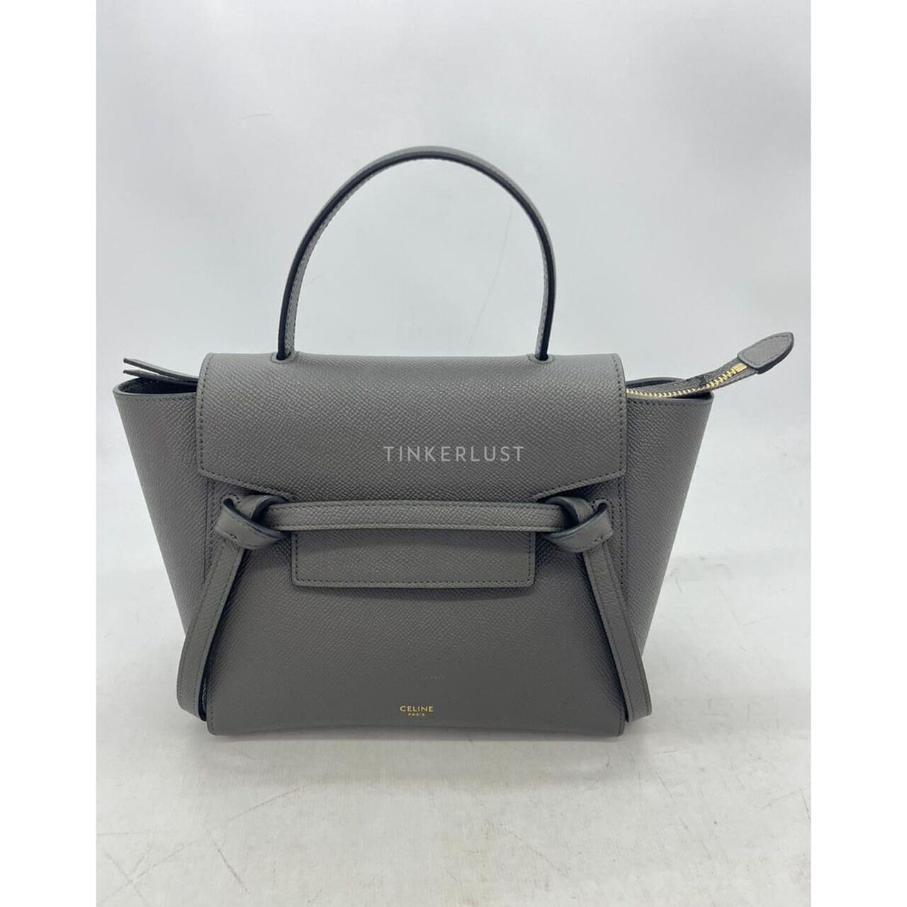 Celine Nano Belt Grey GHW 2021 Satchel