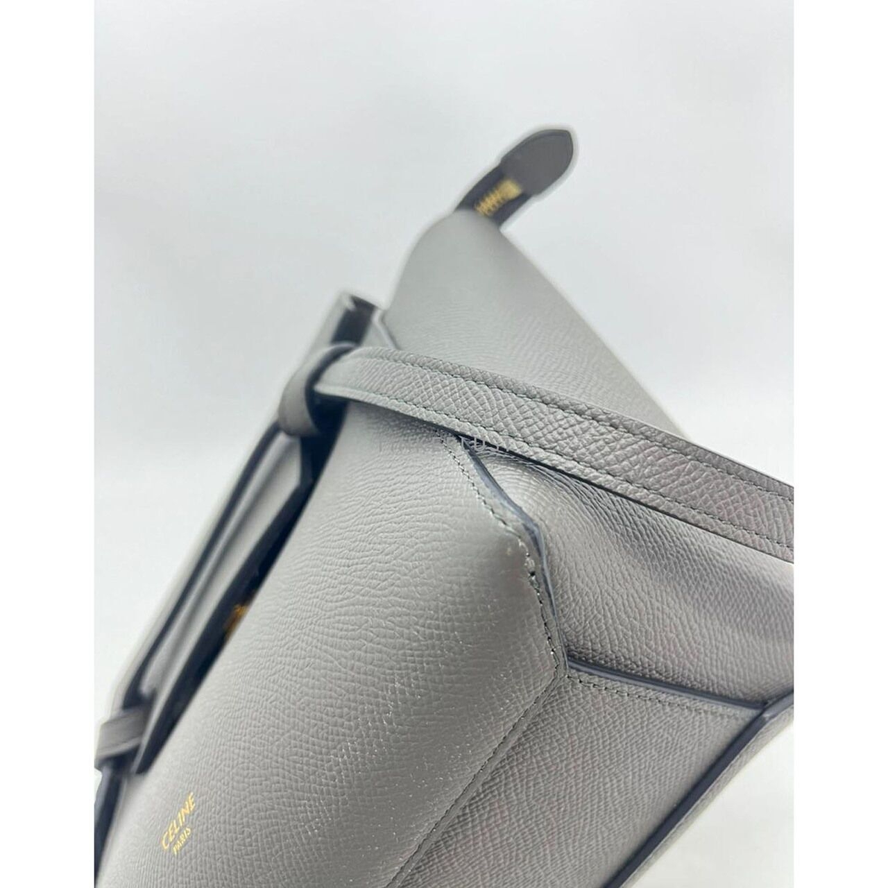 Celine Nano Belt Grey GHW 2021 Satchel