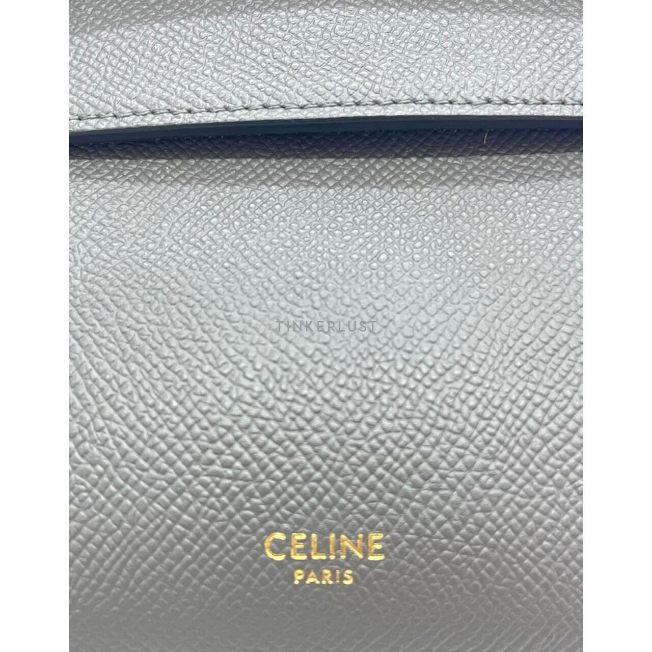 Celine Nano Belt Grey GHW 2021 Satchel