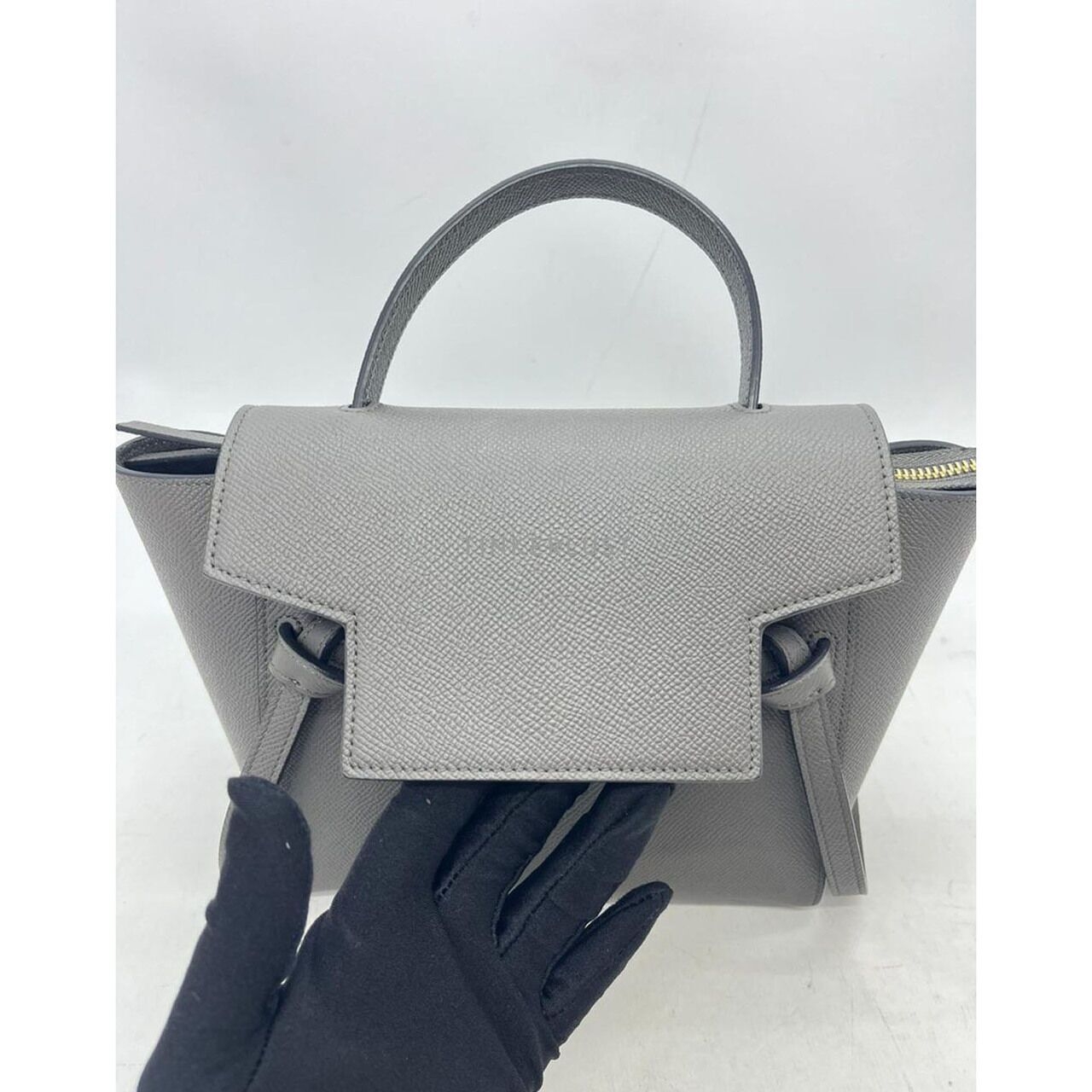 Celine Nano Belt Grey GHW 2021 Satchel