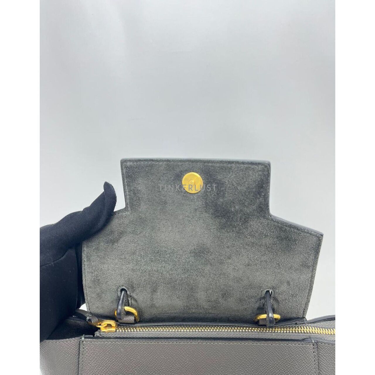 Celine Nano Belt Grey GHW 2021 Satchel