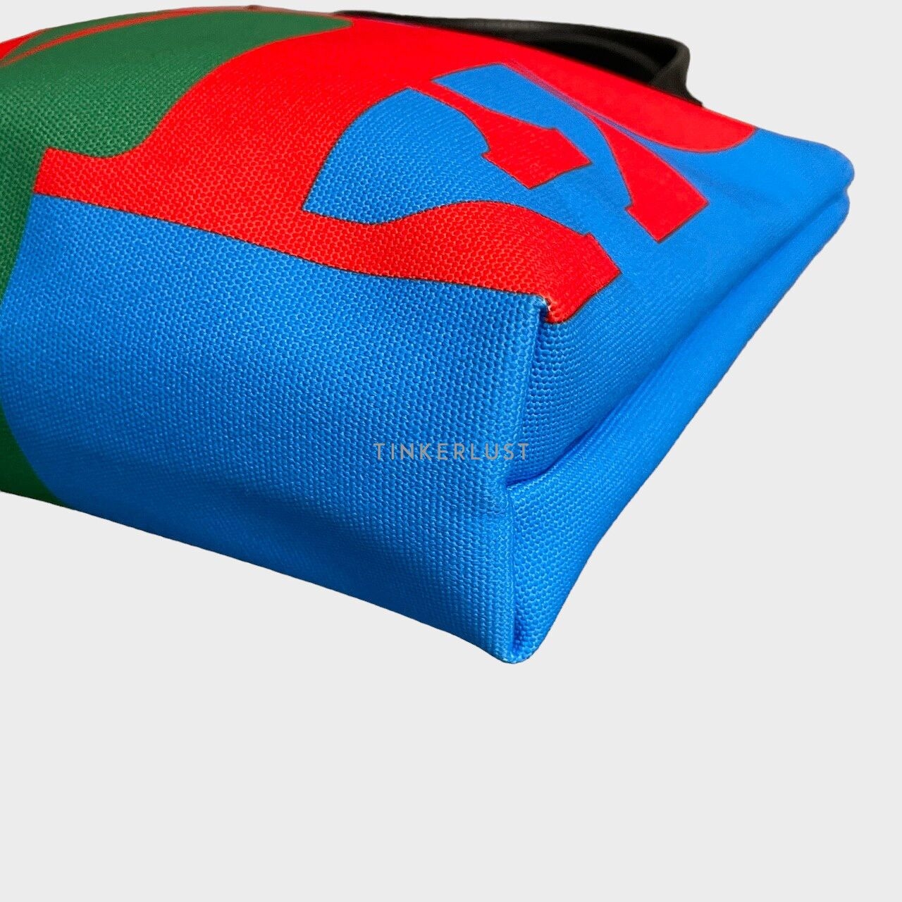 Longchamp x Robert Indiana Red Multi Satchel