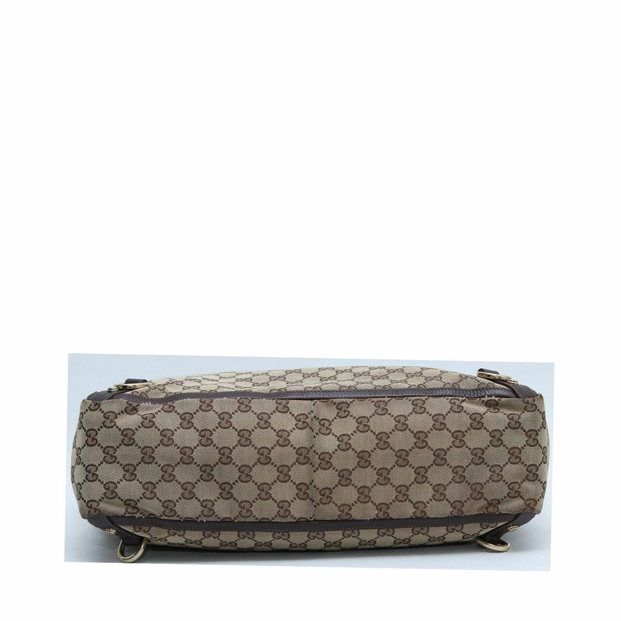 Gucci Abbey Line GG Canvas Brown Tote Bag