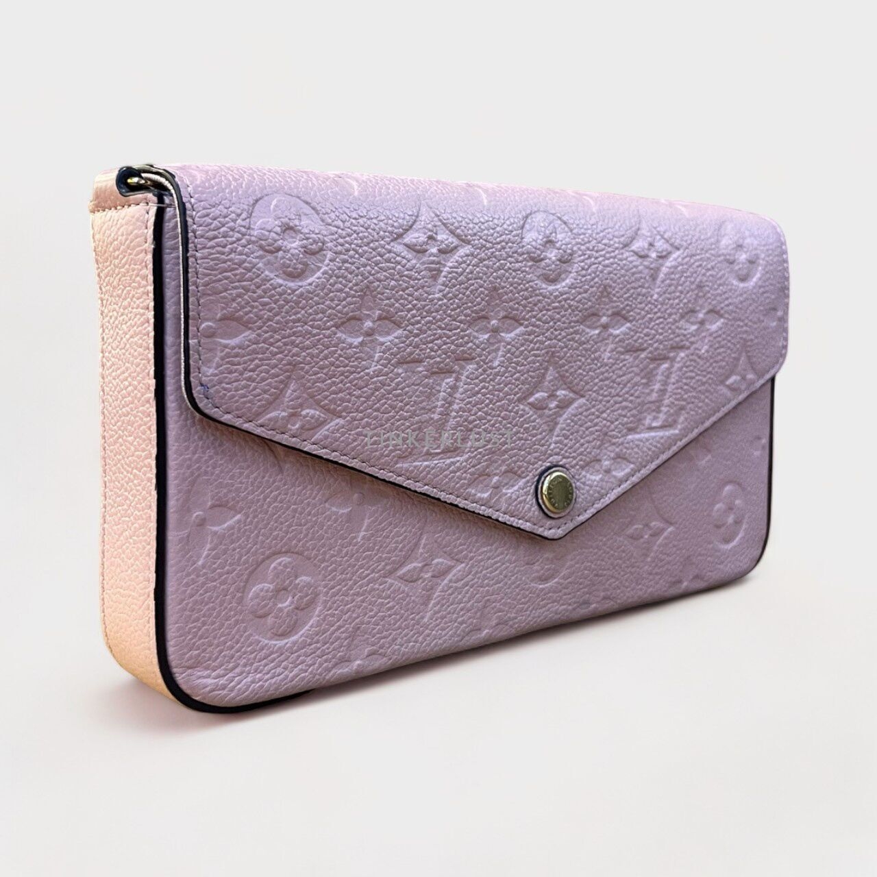 Louis Vuitton Felicie GM Empreinte in Pink 2023 GHW Sling Bag