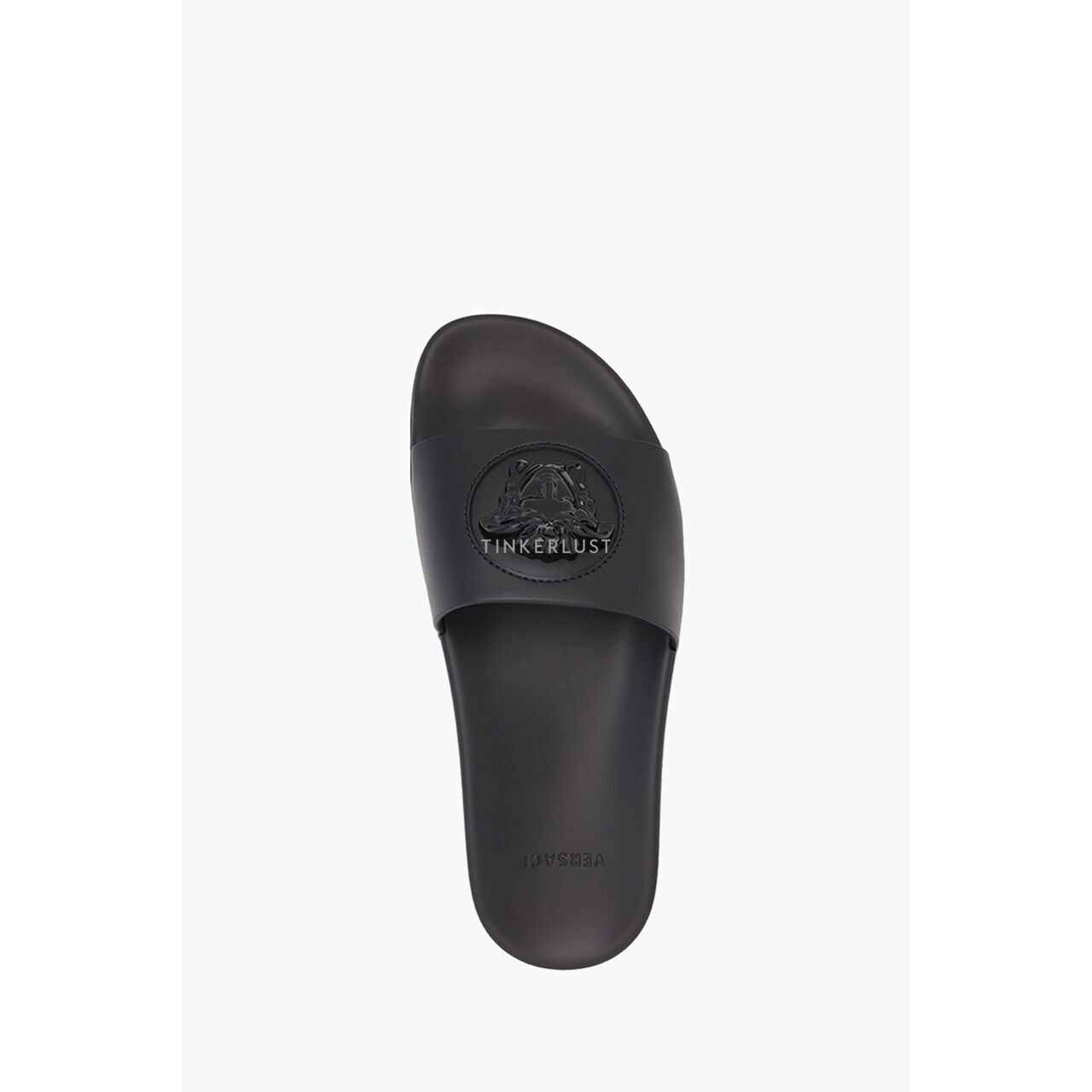 Versace Women La Medusa Slide Sandals in Black