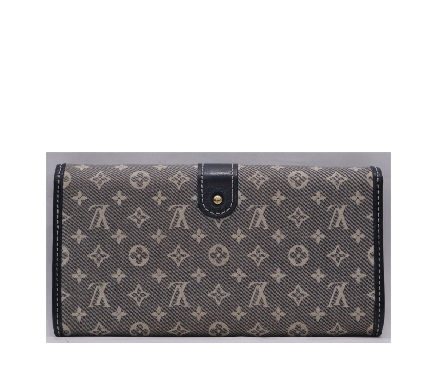 Louis Vuitton Grey Denim Signature Wallet