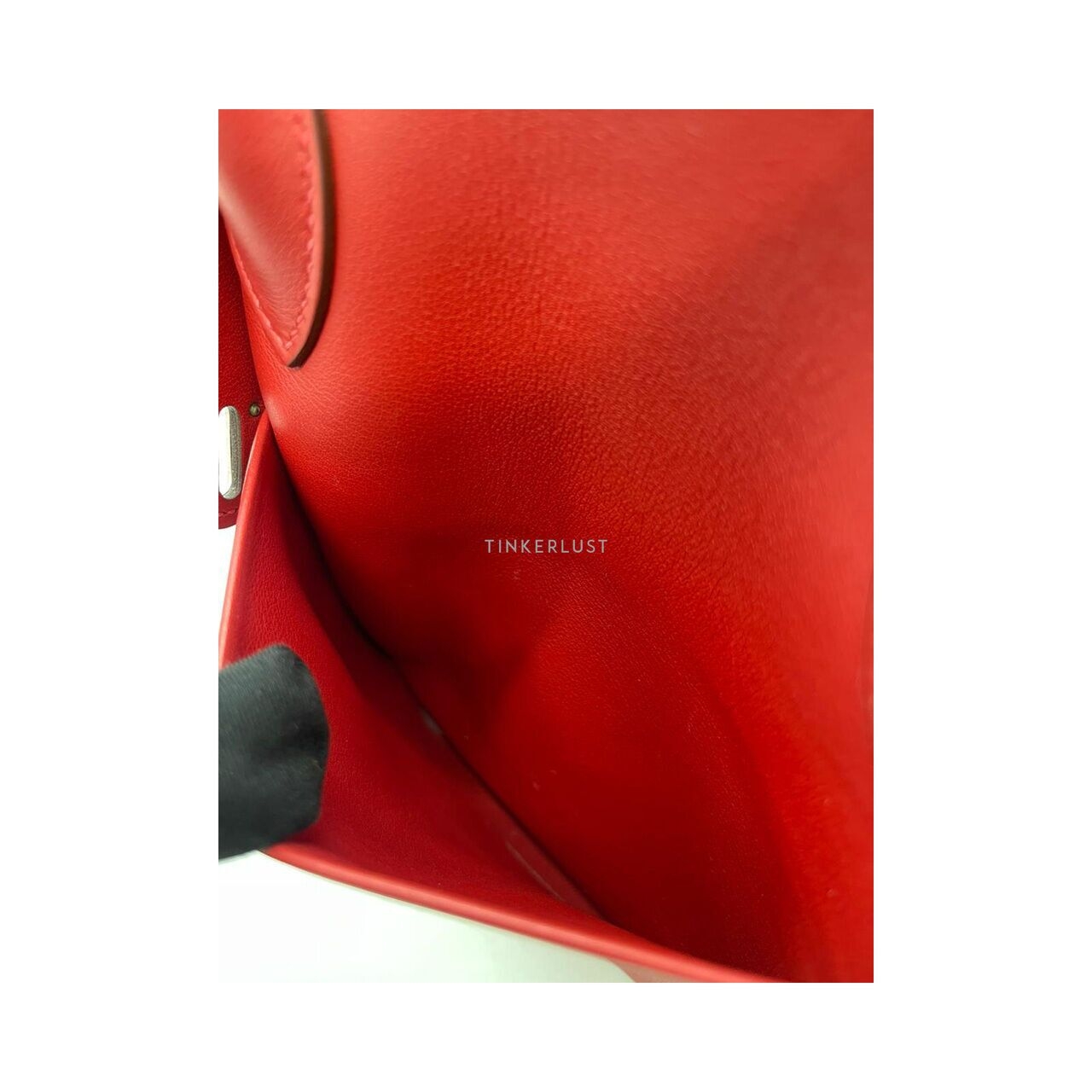 Hermes Lindy 34 Swift Red PHW #P Shoulder Bag