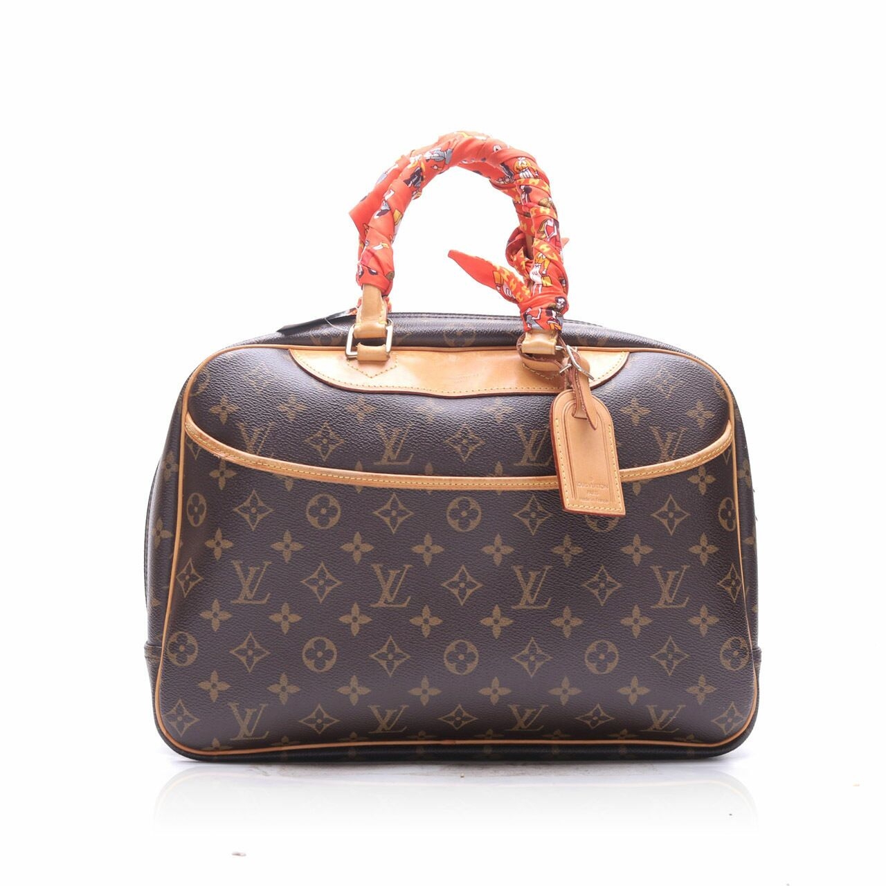 Louis Vuitton Brown Monogram Canvas Deauville Handbag	