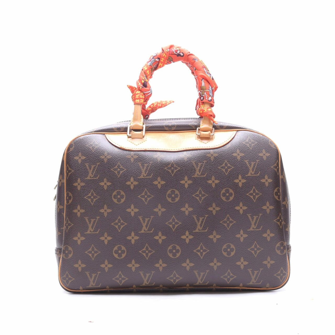 Louis Vuitton Brown Monogram Canvas Deauville Handbag	