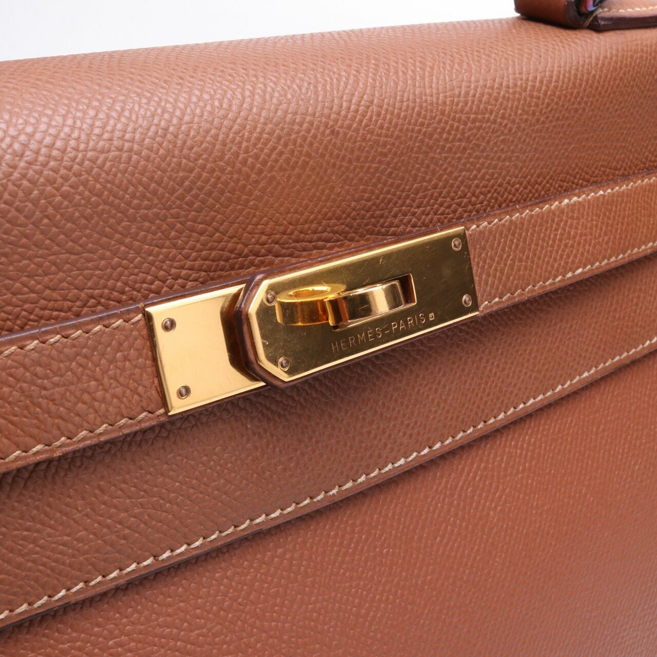 Hermes Kelly 35 Gold GHW #G Satchel