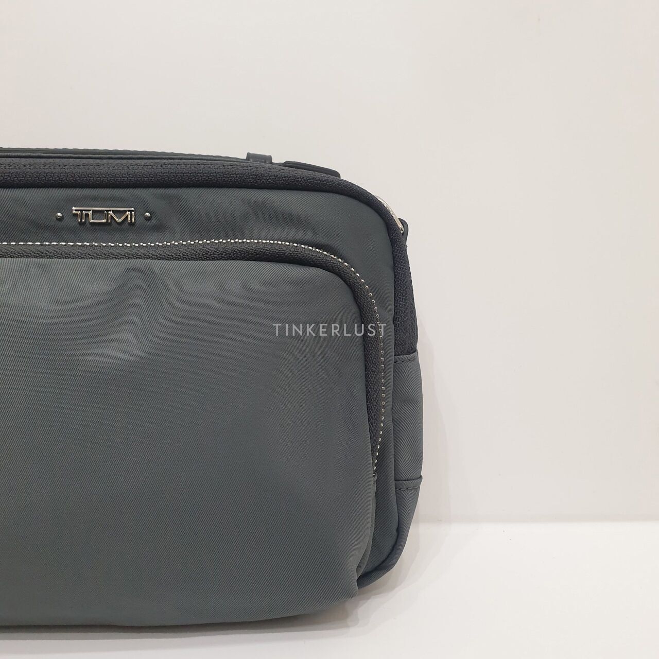 Tumi Claudia Grey Nylon SHW Sling Bag