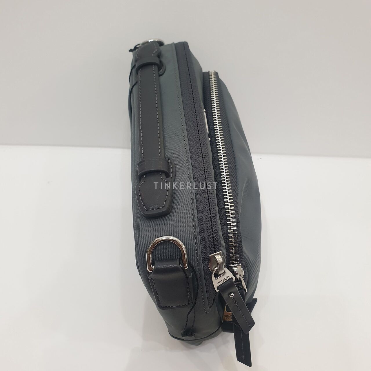 Tumi Claudia Grey Nylon SHW Sling Bag