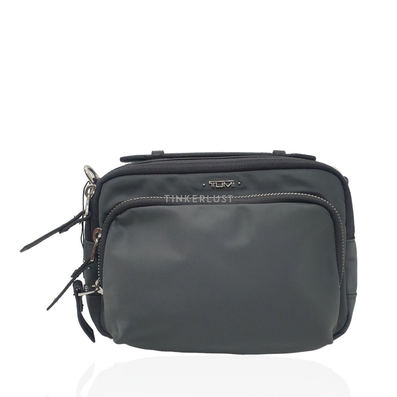 Tumi Claudia Grey Nylon SHW Sling Bag