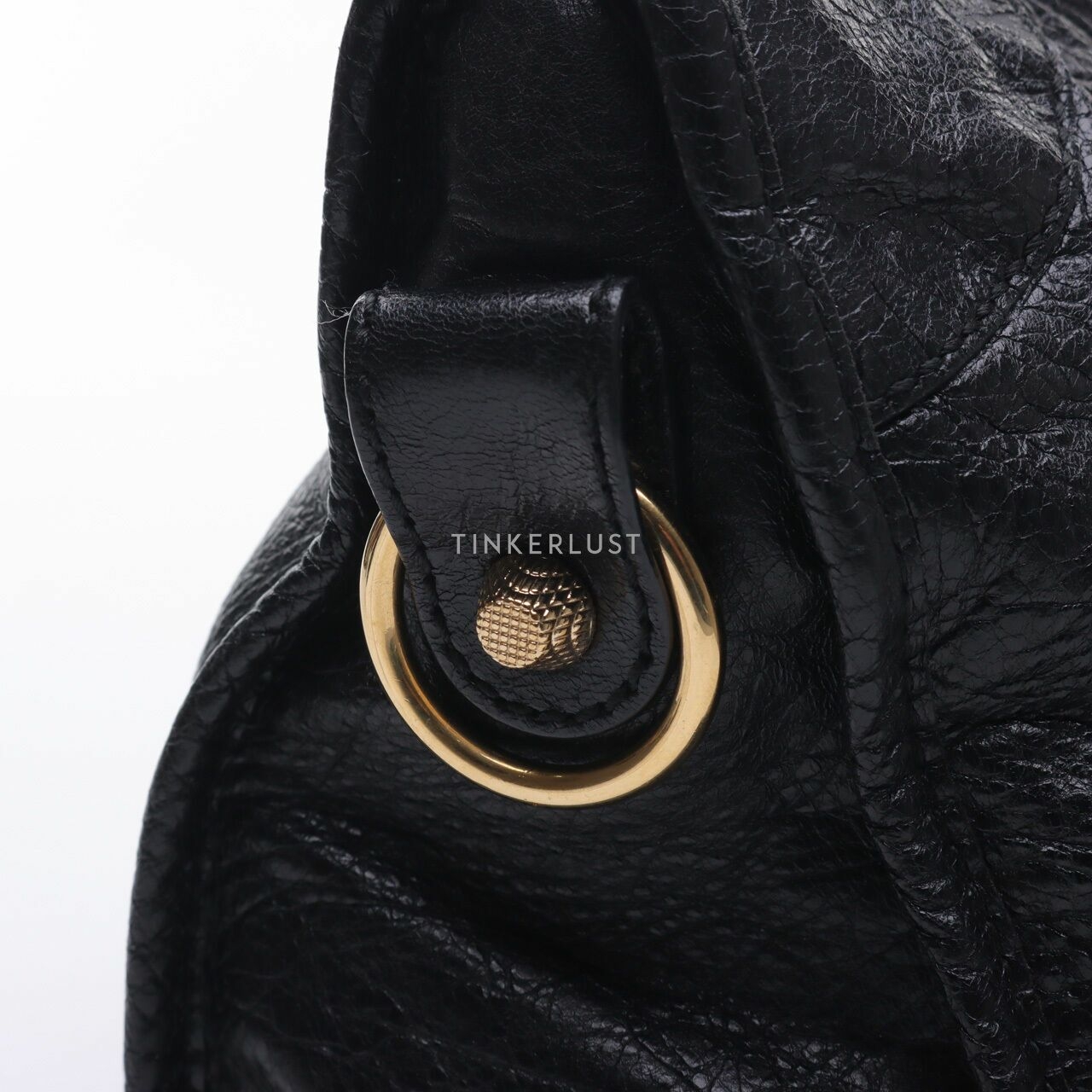 Balenciaga Agneau Giant 12 Gold Hardware City Black GHW Satchel Bag