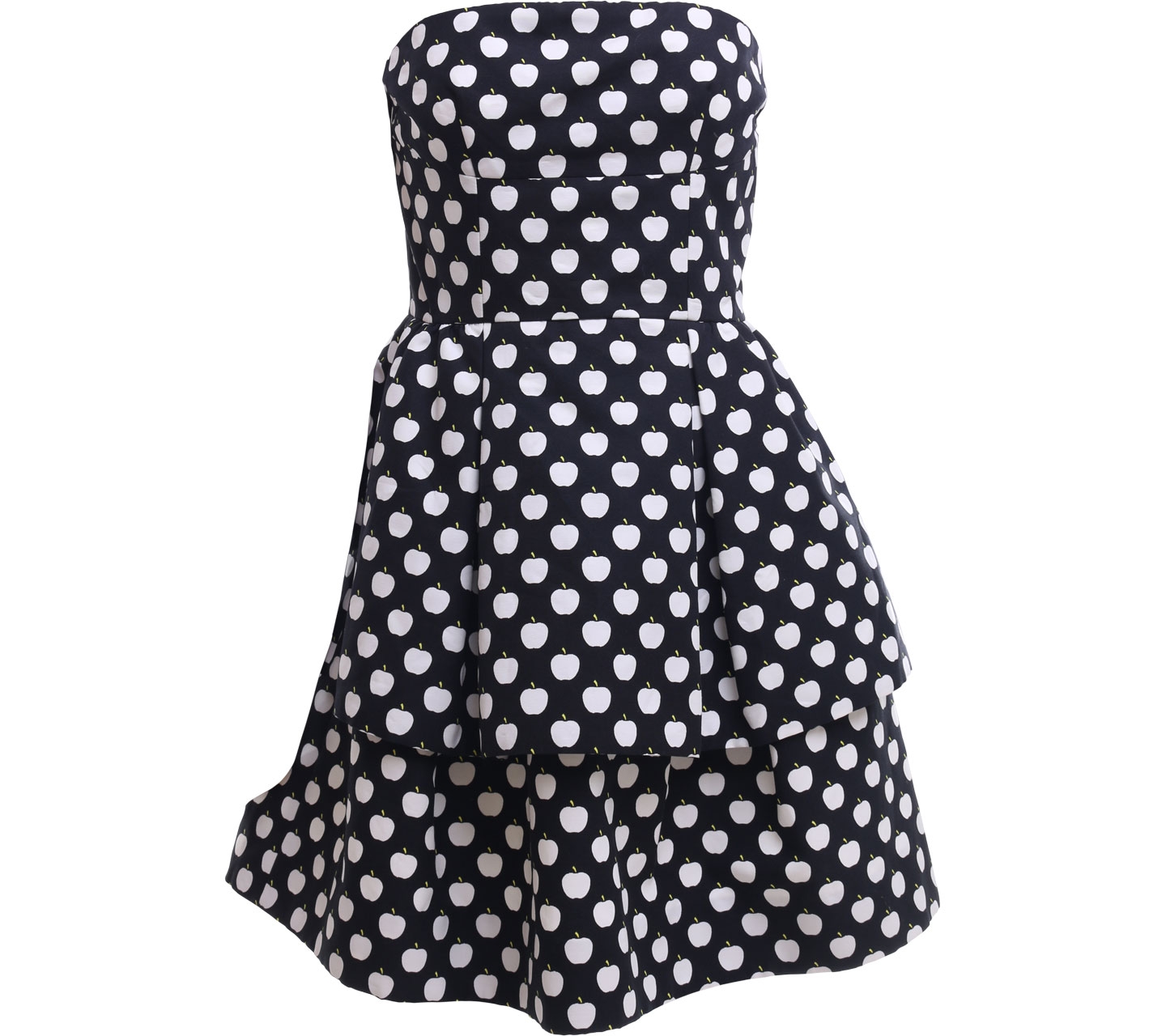 Kate Spade Black And White Tube Mini Dress