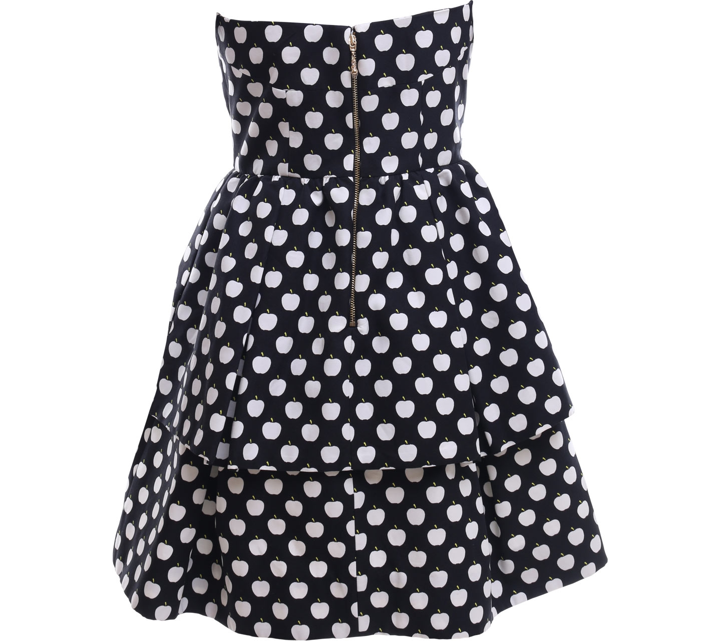 Kate Spade Black And White Tube Mini Dress