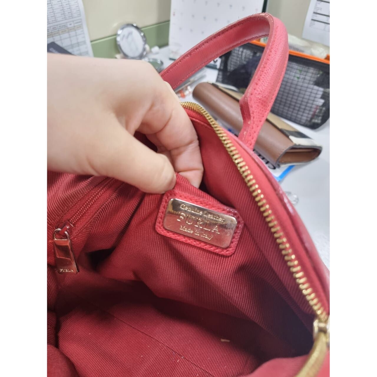 Furla Red Sling Bag