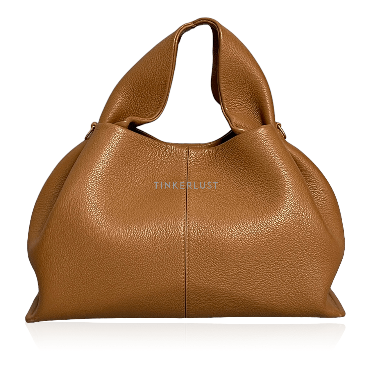 POLENE Numero Neuf Camel Handbag