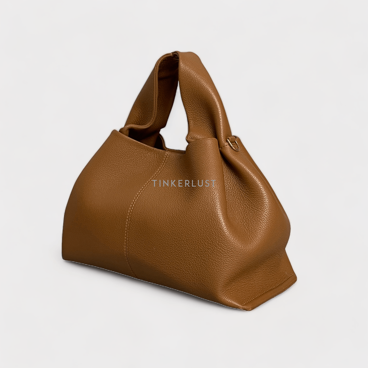 POLENE Numero Neuf Camel Handbag