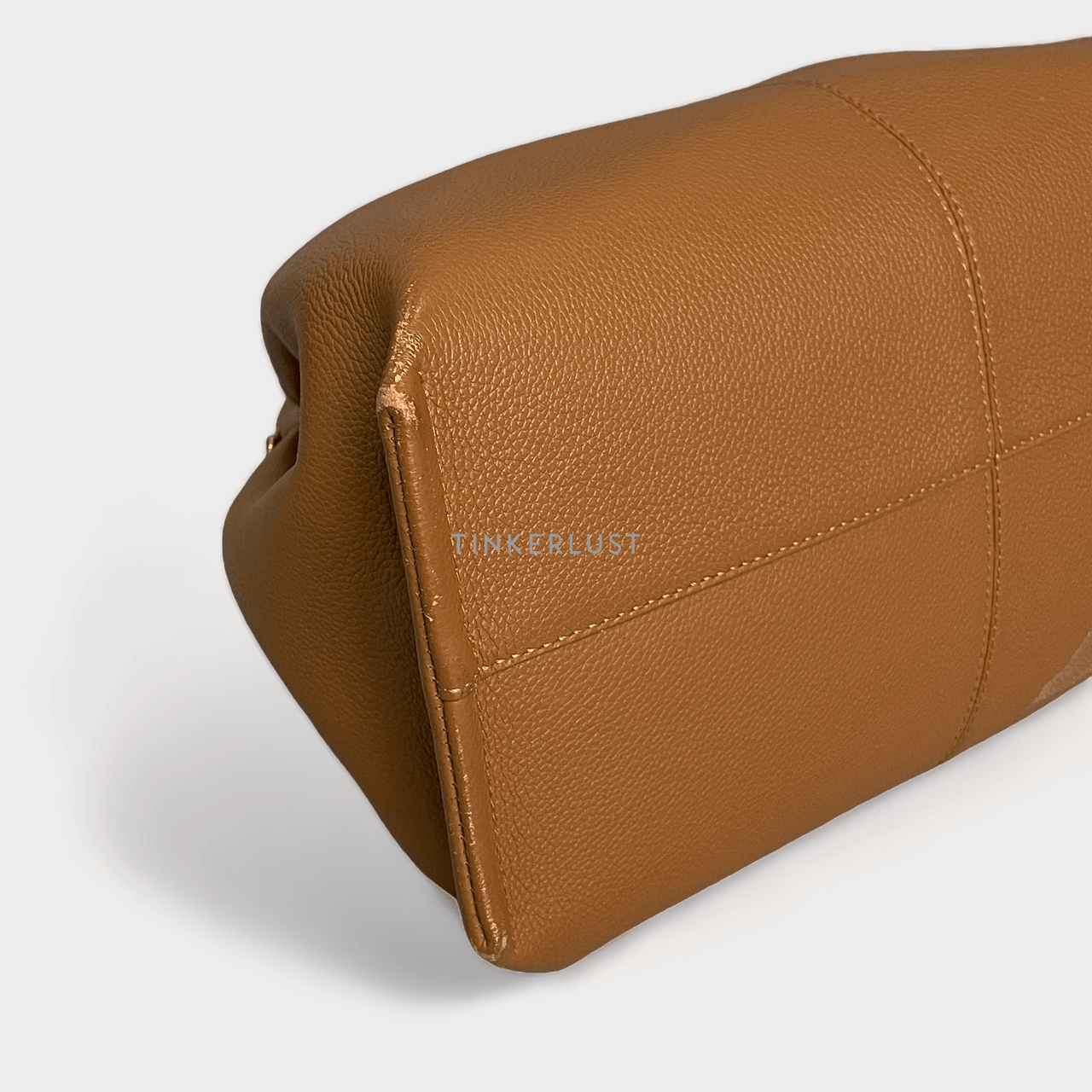 POLENE Numero Neuf Camel Handbag