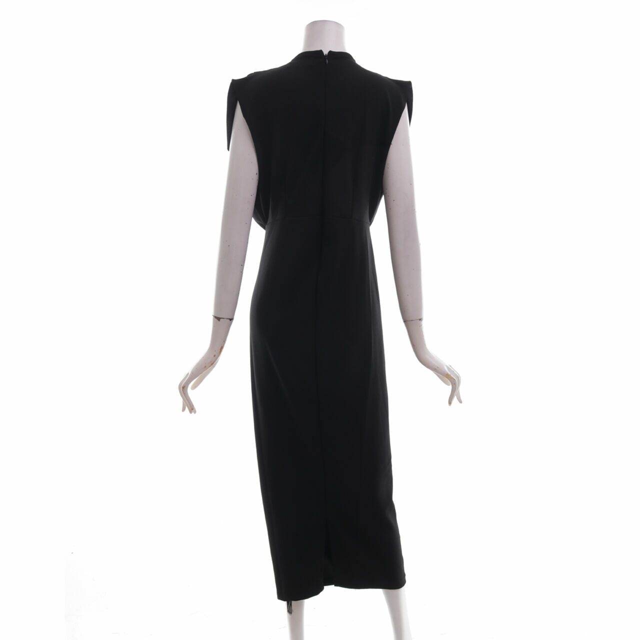 AVGAL Black Midi Dress