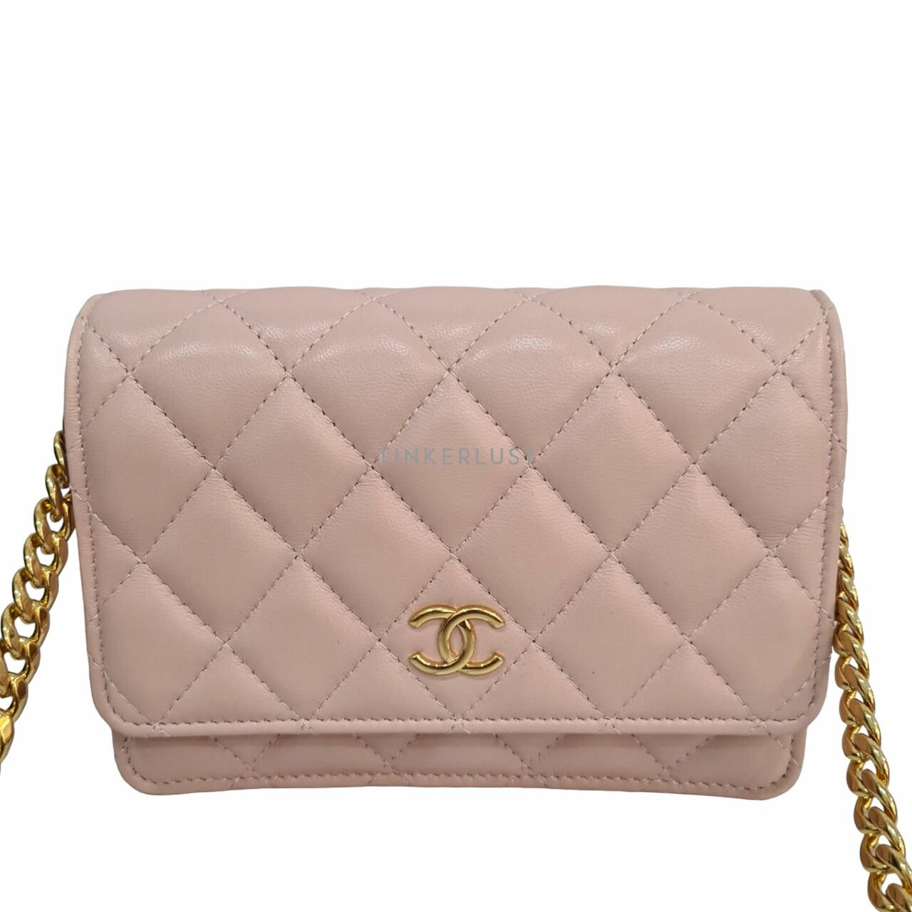 Chanel Resin Chain WOC Pink GHW Sling Bag