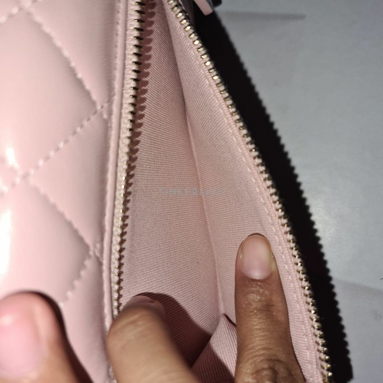 Chanel Resin Chain WOC Pink GHW Sling Bag