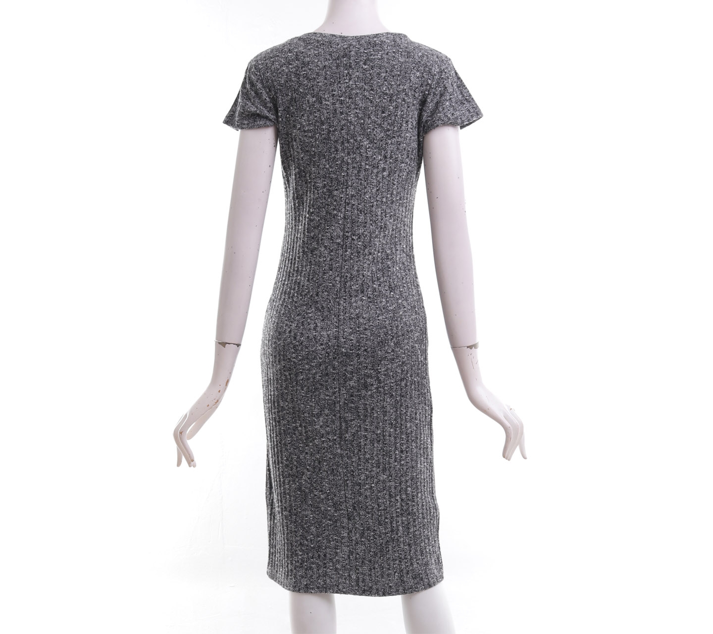 Cotton On Grey Knit Midi Dress