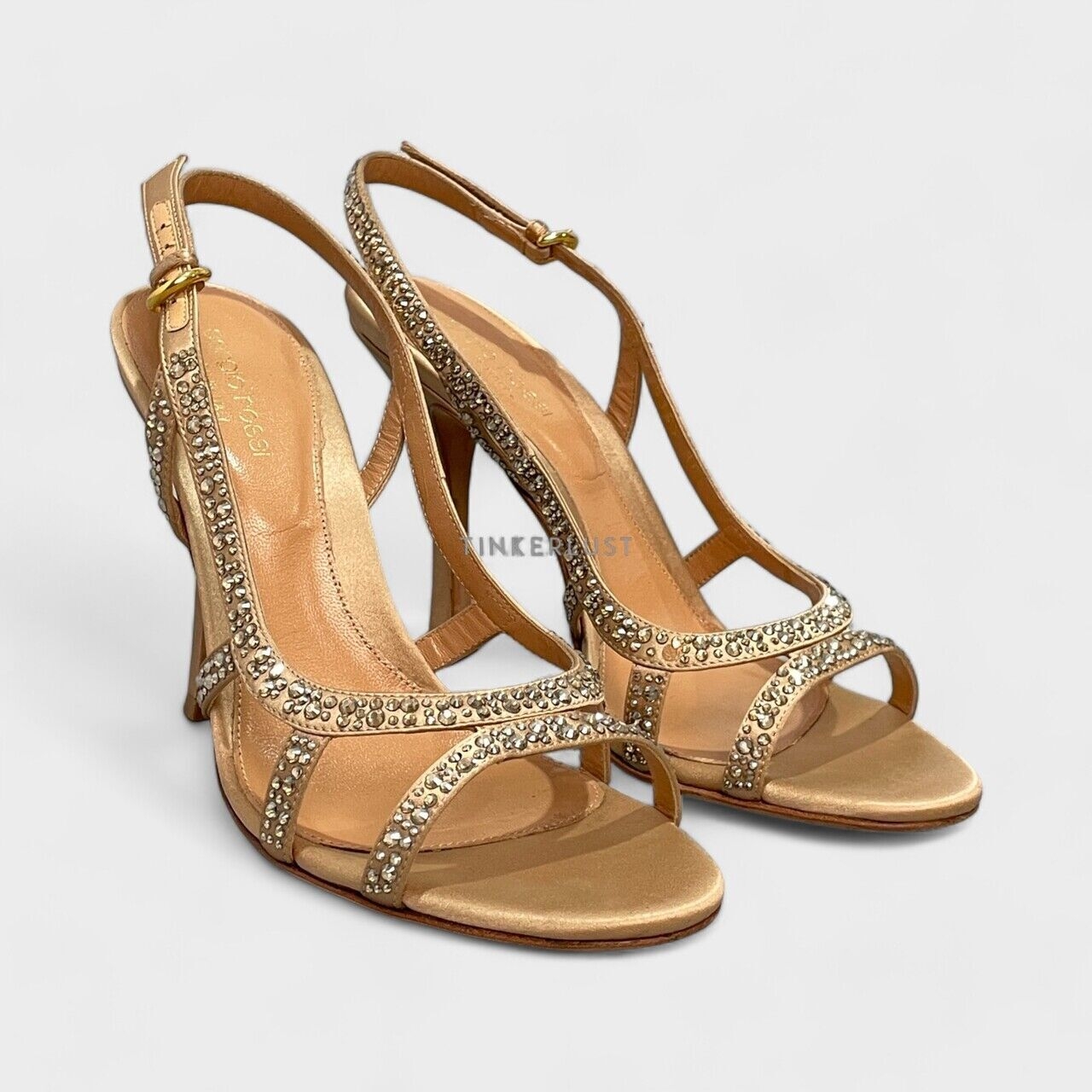 Sergio Rossi Gold Heels