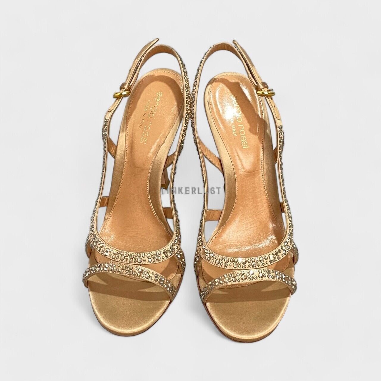 Sergio Rossi Gold Heels