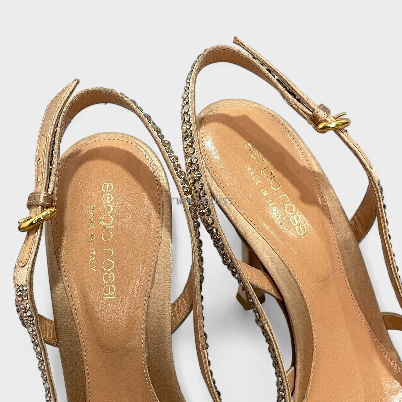 Sergio Rossi Gold Heels