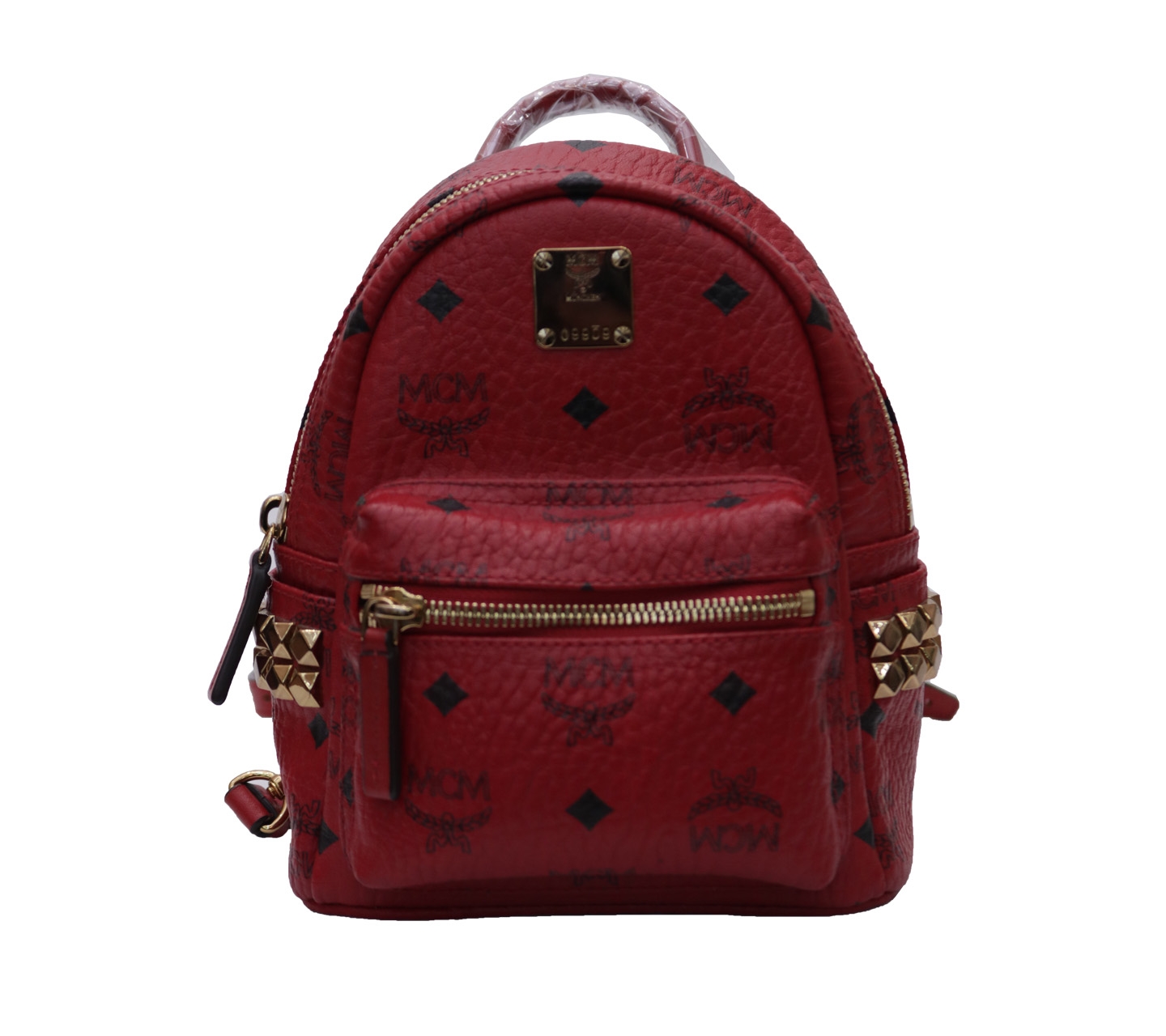 Mcm Red Mini Backpack