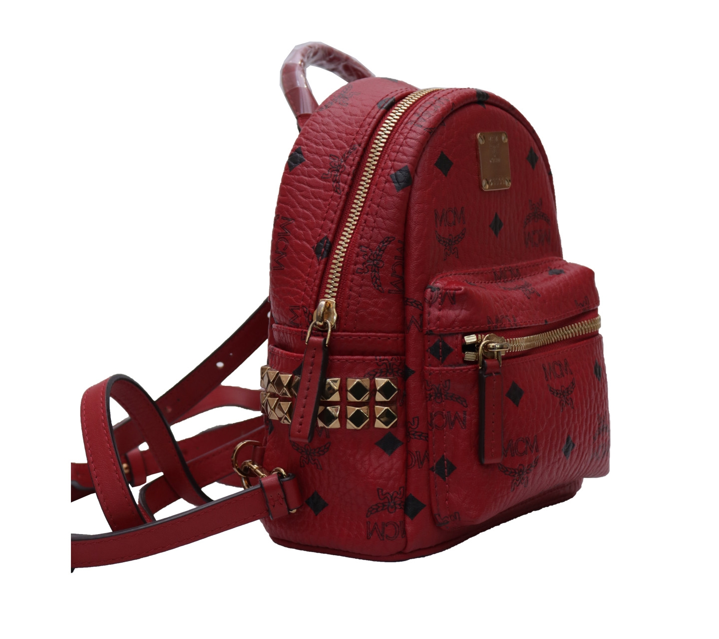 Mcm Red Mini Backpack