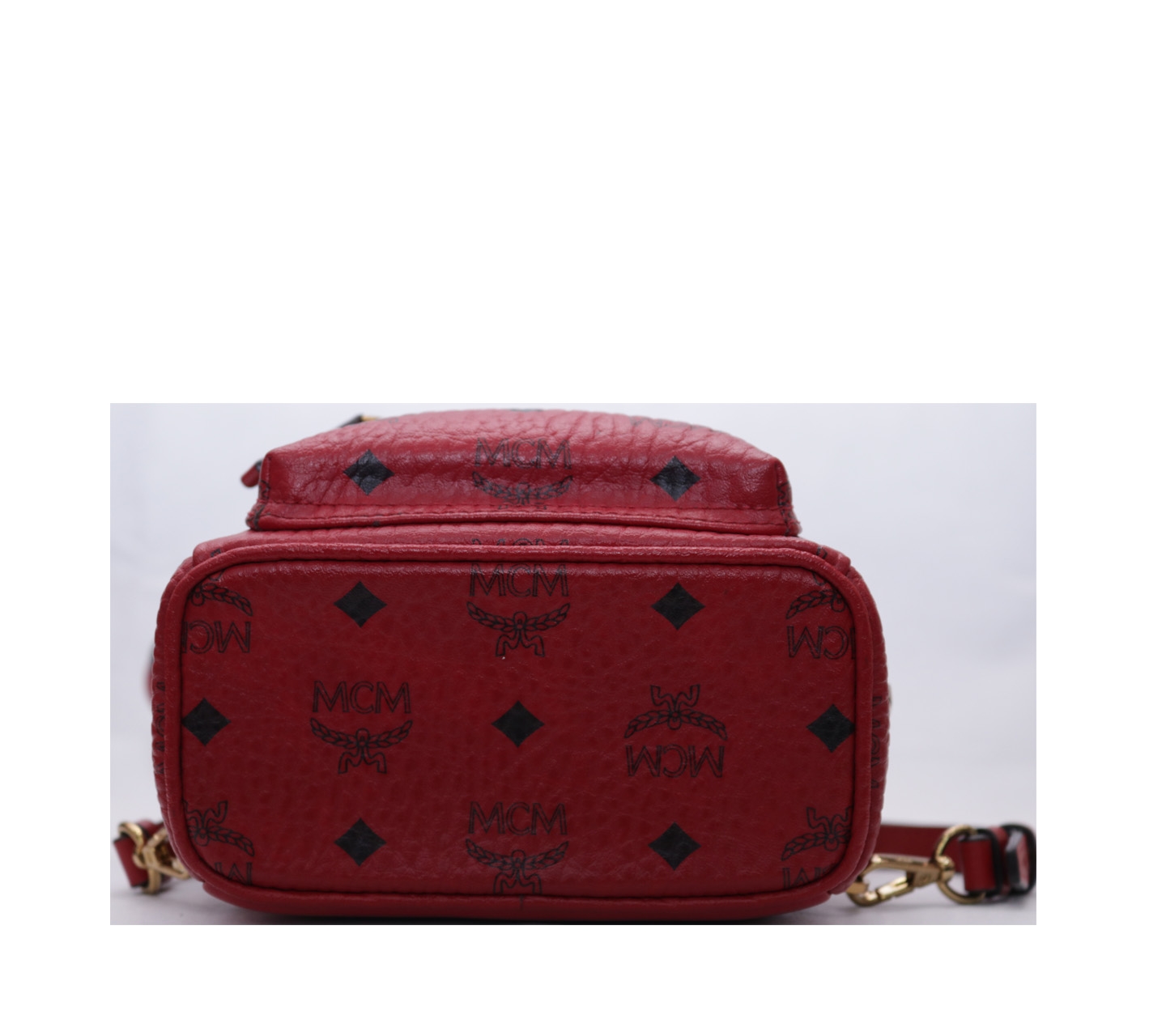 Mcm Red Mini Backpack