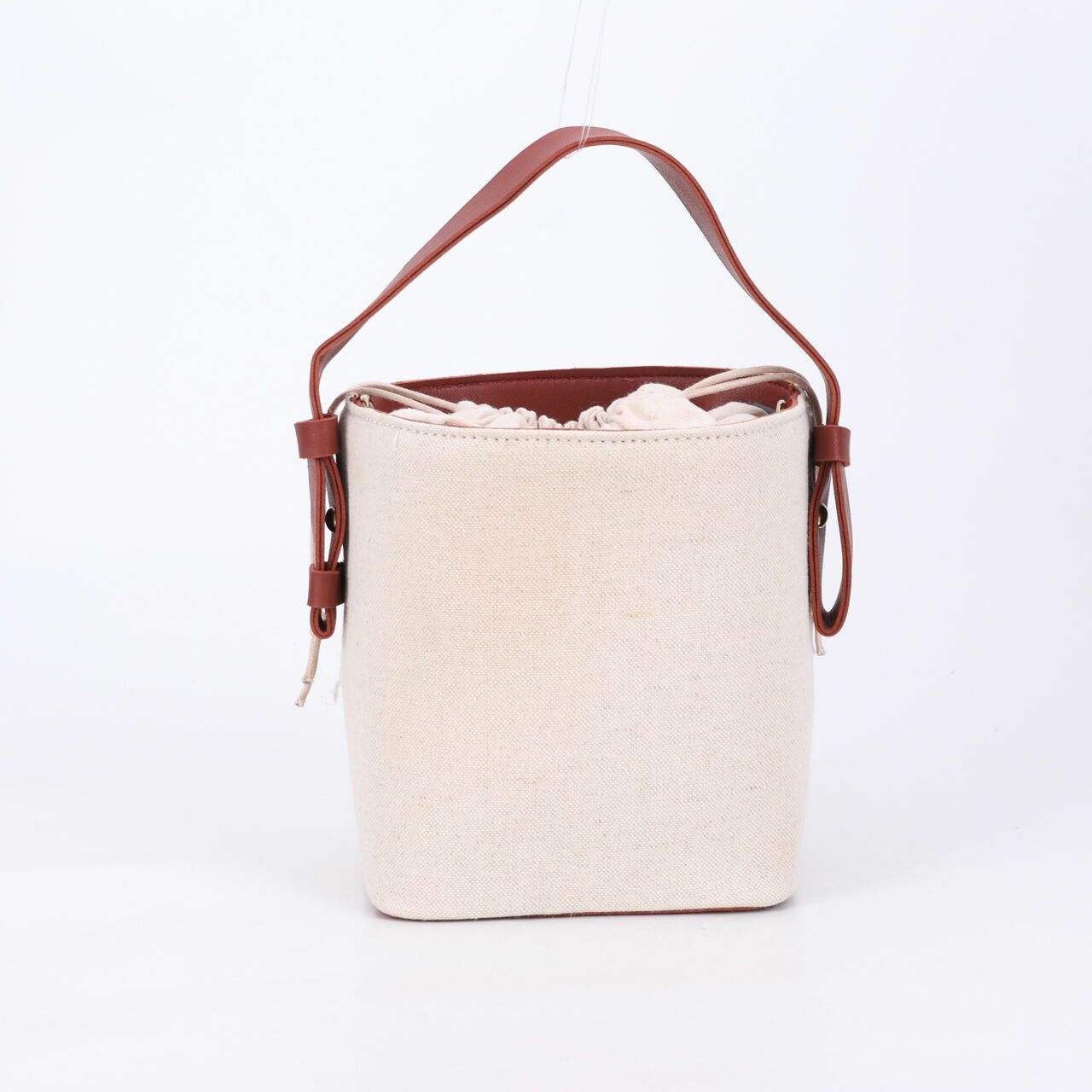 Private Collection Broken White Bucket Satchel