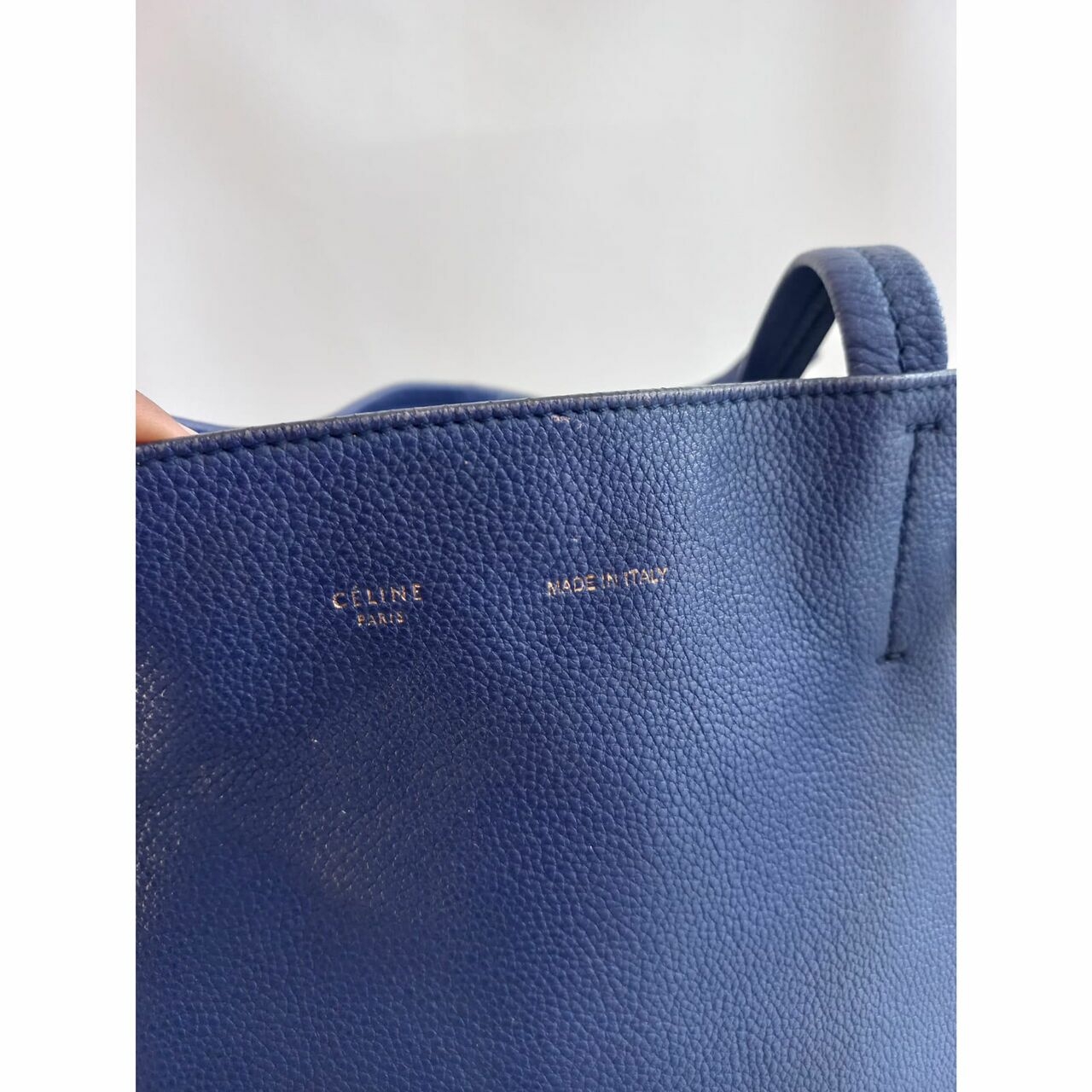 Celine Phantom Cabas Tote Blue 