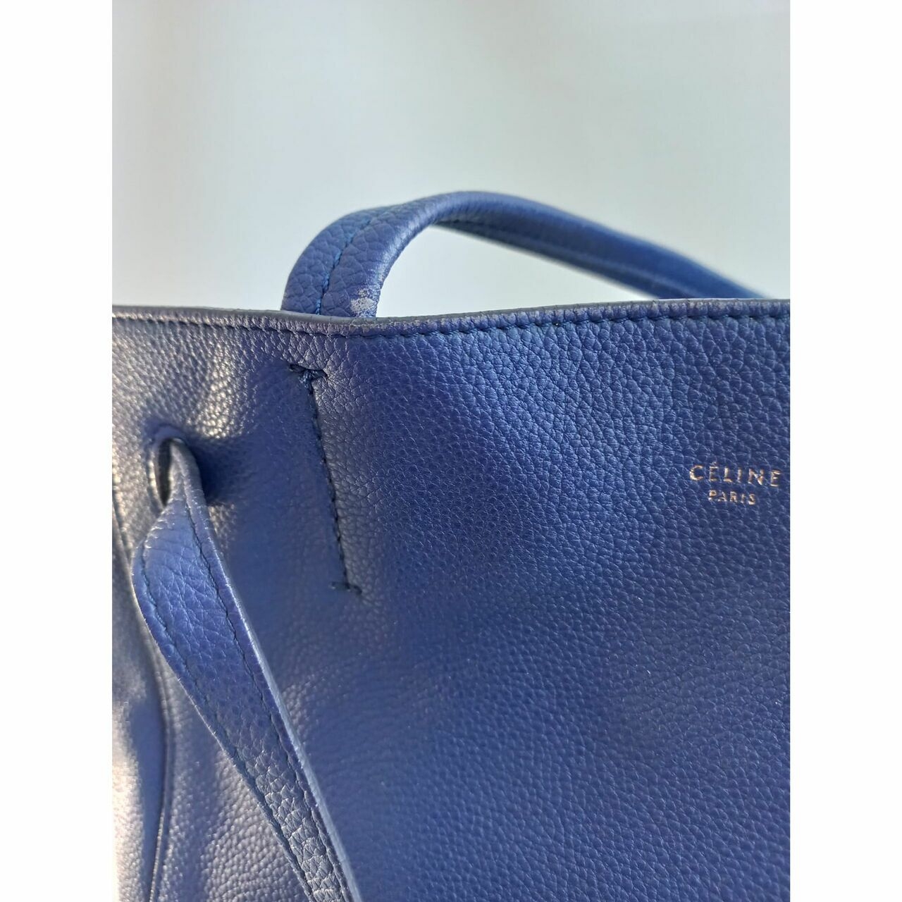 Celine Phantom Cabas Tote Blue 