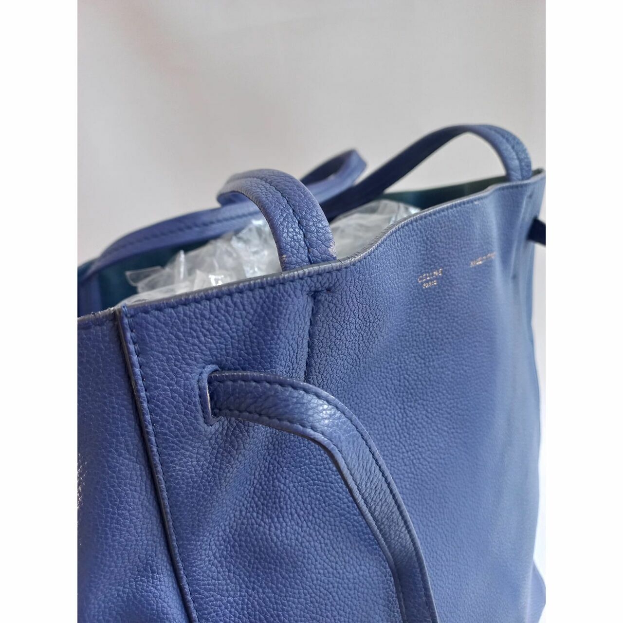 Celine Phantom Cabas Tote Blue 