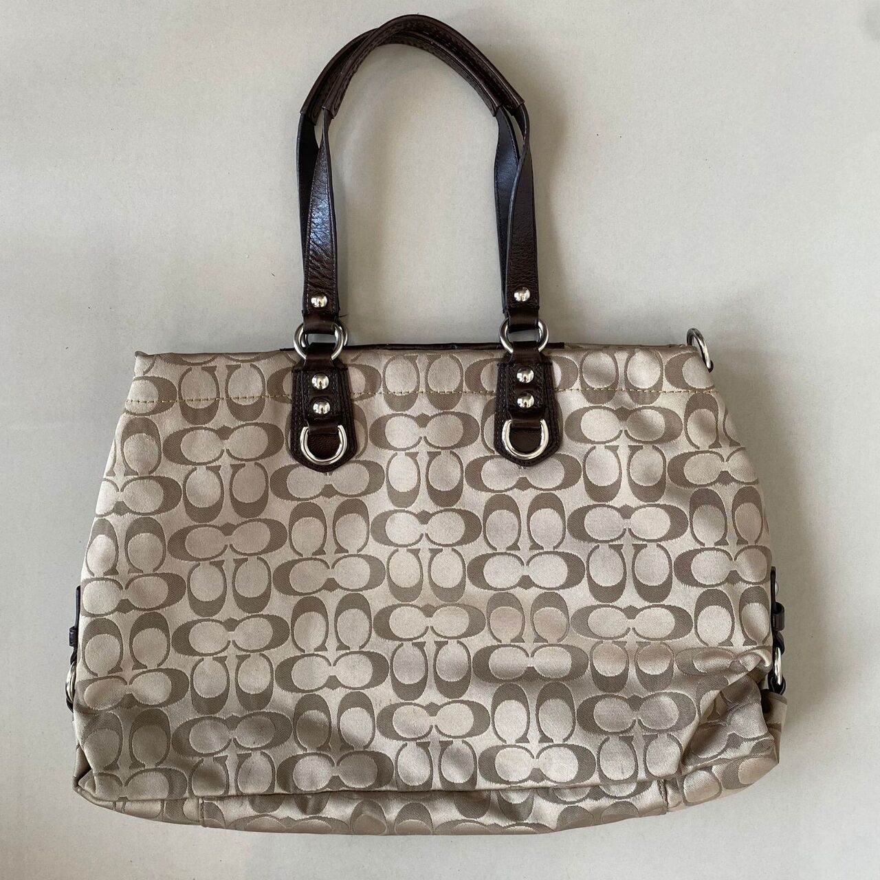 Coach Ashley Signature Sateen Shoulder Bag