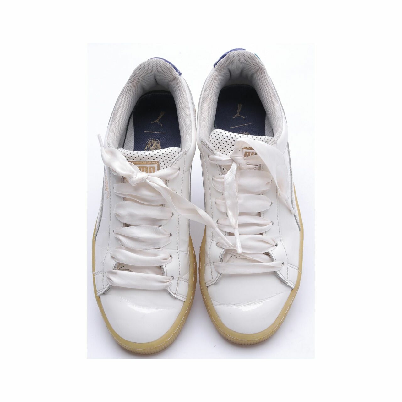 Puma x Careaux Basket Whisper White Sneakers