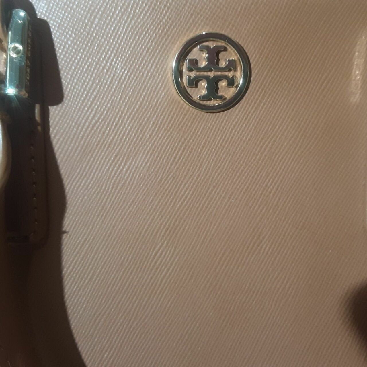 Tory Burch Brown Robinson Mini Square Satchel