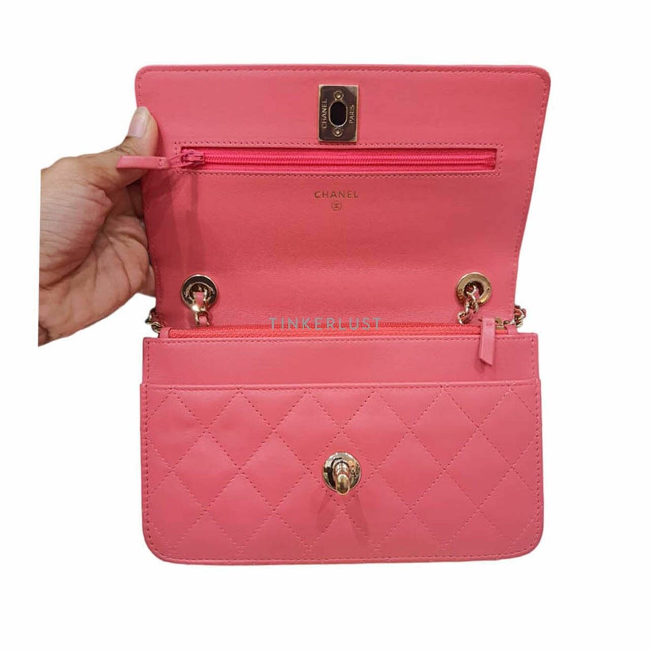 Chanel WOC Trendy Salmon GHW #23 Sling Bag