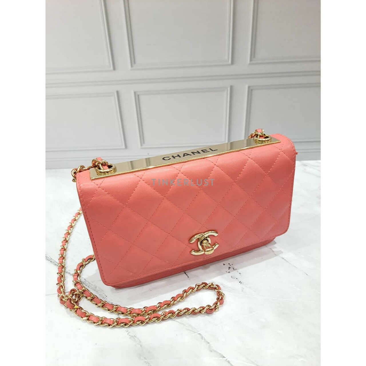 Chanel WOC Trendy Salmon GHW #23 Sling Bag