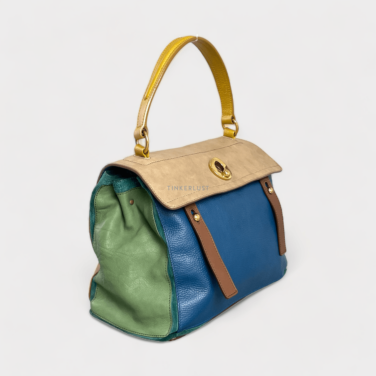 Saint Laurent Multicolour Muse Tricolour Handbag