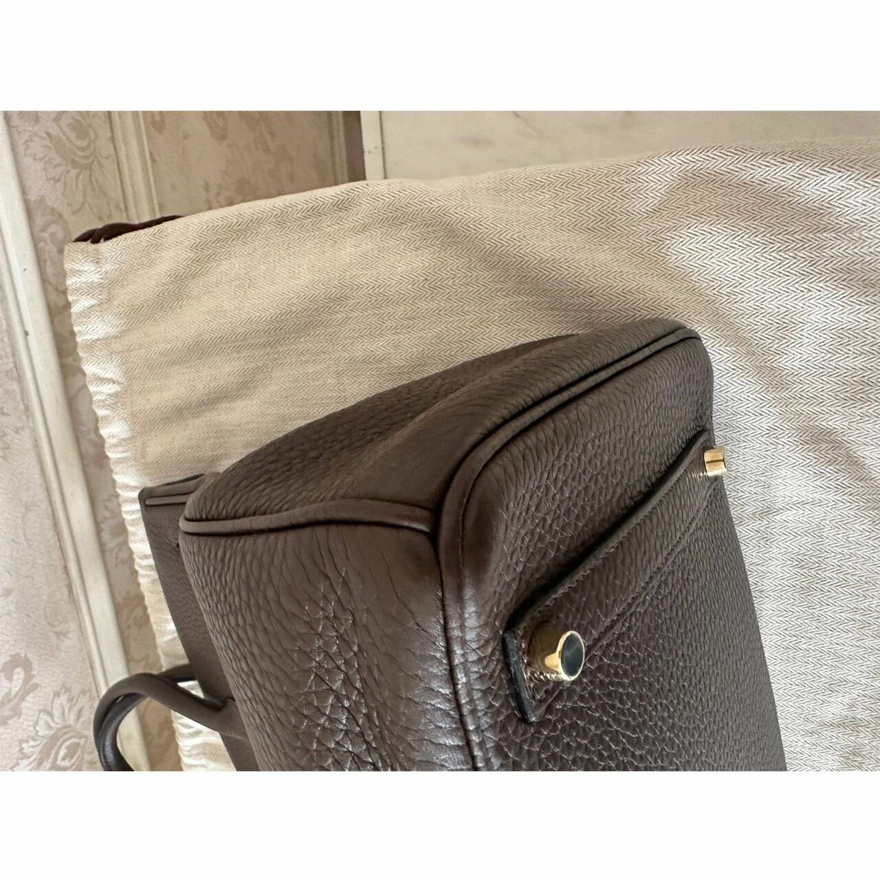 Hermes Birkin 35 Choco Togo GHW #N Handbag