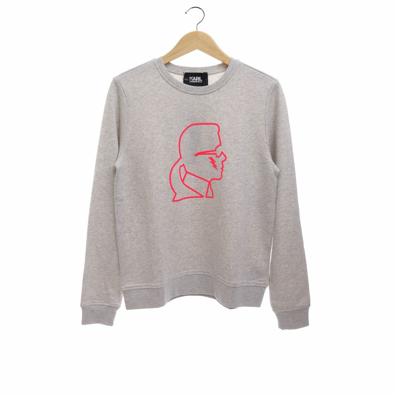 Karl Lagerfeld Women Sweatshirt with Pink Karl Ikonik	